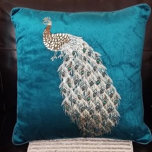 pier one teal pillows